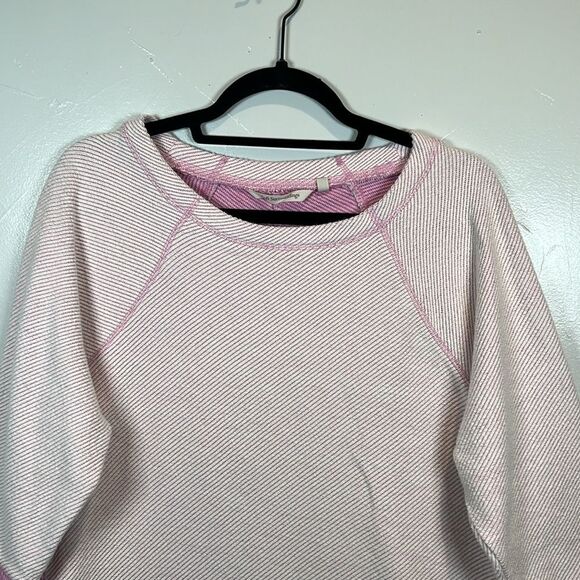 Soft Surroundings Striped Pink Cotton Shirt Size XL 2FW06 - Picture 2 of 10